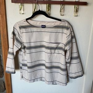 Patagonia organic cotton striped shirt